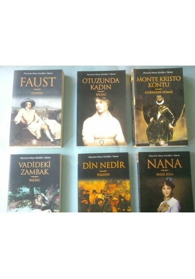 Dünya Klasikleri 6 Kitapfaust-Otuzunda Kadın-Vadidedki Zambak-Din