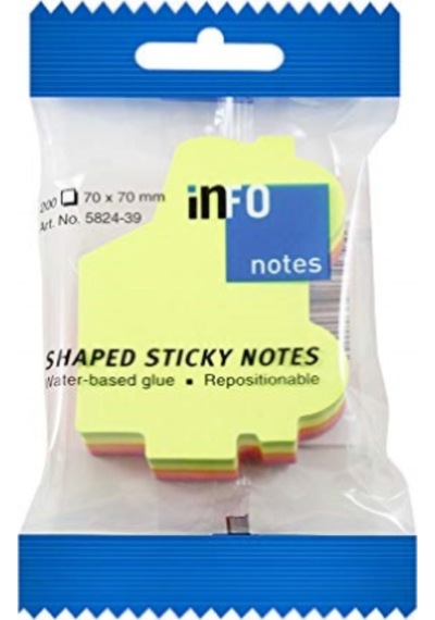 Info Notes 70x70 Araba Postit 200 Yp. 582439