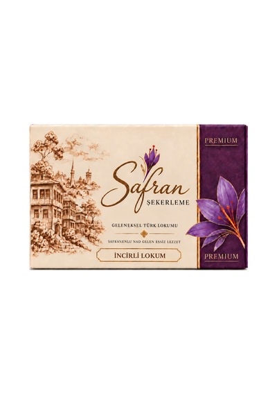 Safran Şekerleme İncirli Lokum 350 G