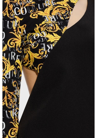 Versace Jeans Couture Bayan Elbise 74hao910 N0103 899 Siyah