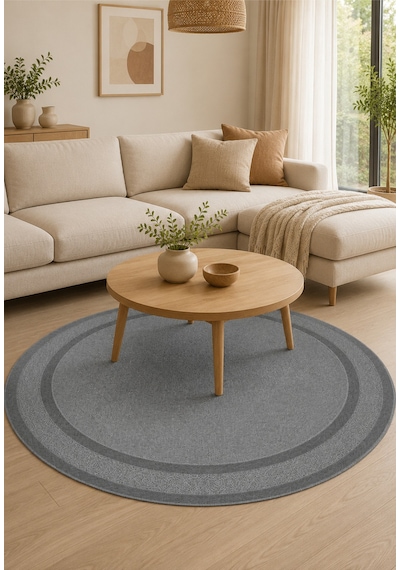 Modern Sisal 8001 Antrasit Daire Leke Tutmayan Kaymaz Taban Salon Mutfak Koridor Balkon Halısı