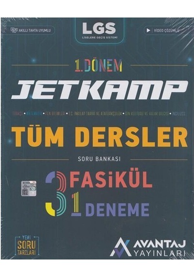 LGS Jetkamp Tüm Dersler Soru Bankası- Avantaj Yayınları