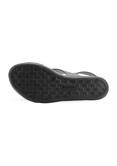Forelli Fujı-g Kadın Comfort Deri Sandalet Siyah
