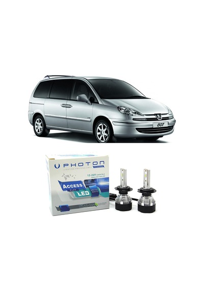 Peugeot 807 Kısa Far Ampulü H7 Access Yeni Seri Beyaz 2002-2014