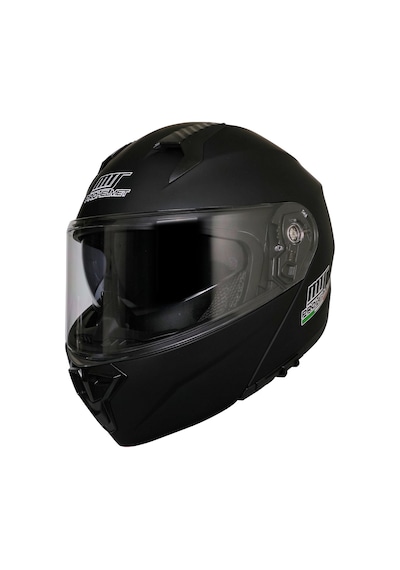 Mts M-966 Çene Açılır Güneş Vizörlü Motosiklet Kaskı Mat Siyah