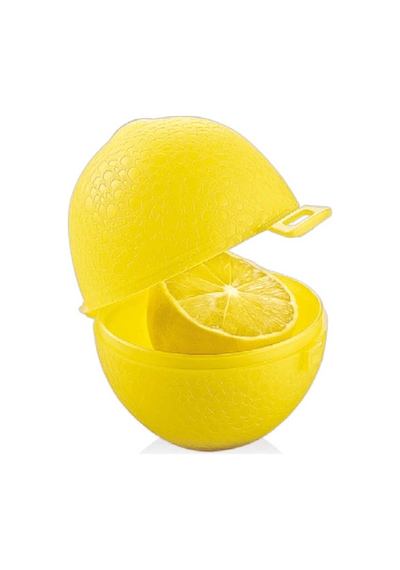 Porsima L-00393 5 Li Kilit Kapaklı Limon Sebze Saklama Kabı Seti