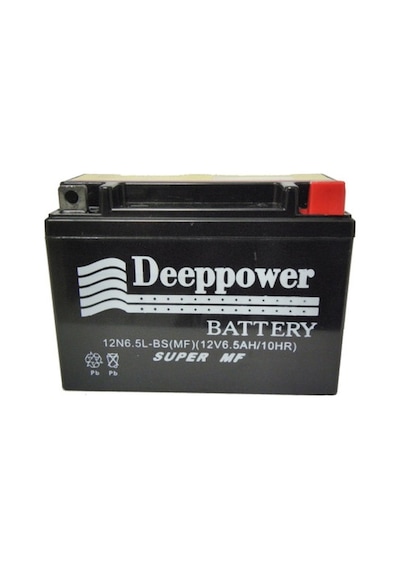 Deeppower Akü Motor 12N6,5L-BS (12V 6,5AH/10HR)