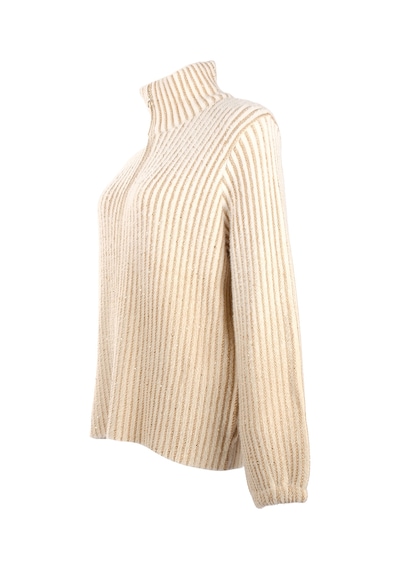 Vedi-bb Oversize Yüksek Yakalı Balon Kol Kadın Ceket - Minimalist Tarz Camel