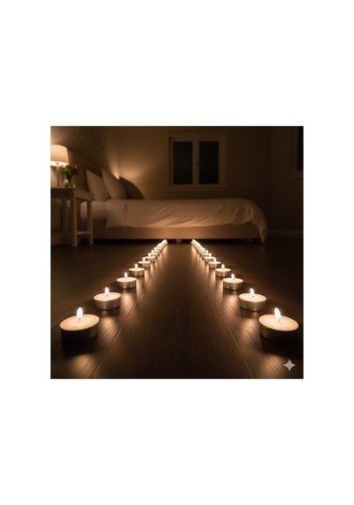 Tealight Beyaz Mum 100 Adet Kokusuz Mum 100'lü Beyaz