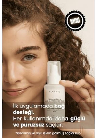 Creamask Bağ Onarıcı & Isı Koruyucu Durulanmayan Saç Bakım Kremi 50 Ml Seyahat Boy