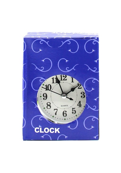 Twin Bell Alarm Clock Bgc-7 Yuvarlak Masa Çalar Saat Çap: 8.cm Pilli Işıklı Metal Kasa Eskitme Diğer