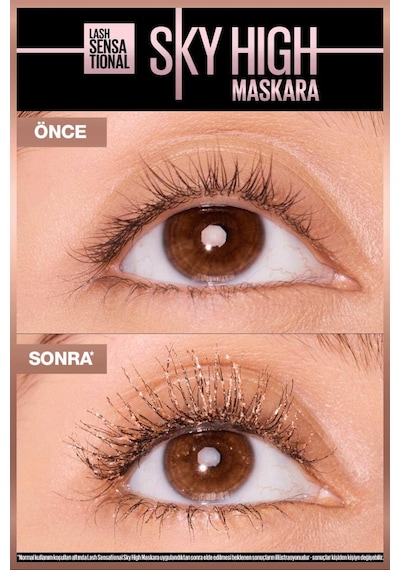 Maybelline New York Sky High Maskara + Sky High Rose Gold Maskara Süper İkili Set
