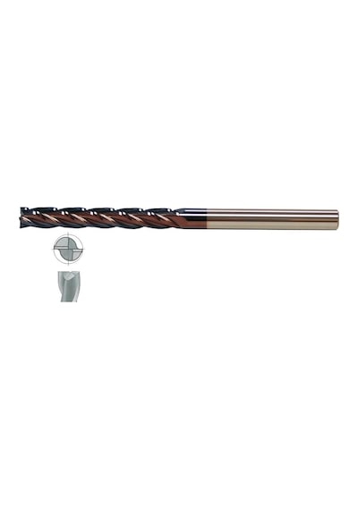 Fett 14x75 Mastercut Çok Uzun Sert Metal 2 Ağızlı Tıaln Karbür Parmak Frezesi