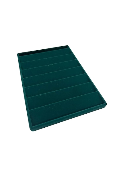 Süet Kumaş Yeşil Renk 34/24 Cm Dikine Küpe Standı