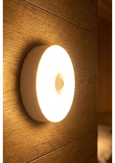 16led 3mod Hareket Sensörlü Şarjlı Led Işık Mıknatıslı Kablosuz Gece Lambası Koridor Işığı 47732 Genel
