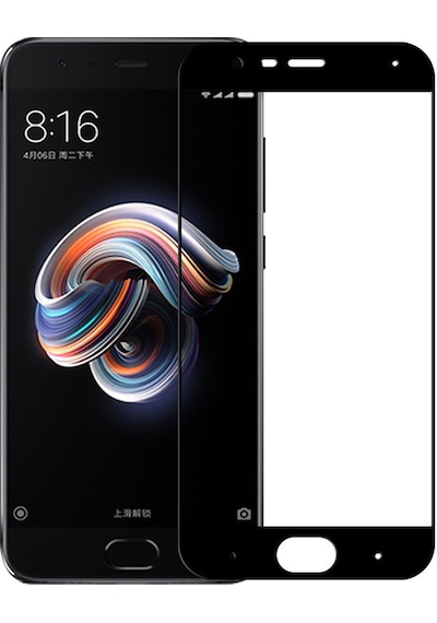 Xiaomi Uyumlu Mi Note 3 Tam Kaplayan Tempered Glass Cam Koruma