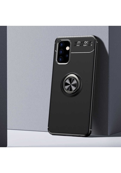Galaxy A32 5g Kılıf Zore Ravel Silikon Kapak Siyah