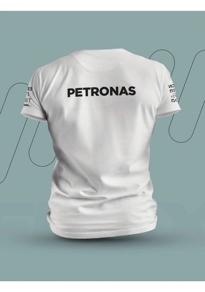 Startmore Mclaren 2021 F1 Parlayan Baskılı T-shirt Beyaz