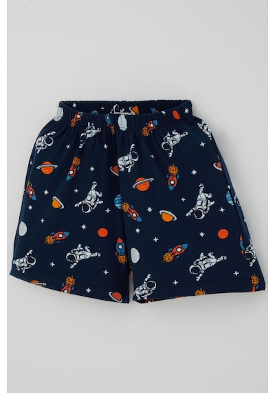 Breeze Erkek Bebek Şortlu Pijama Takımı Galaksi Temalı Astronot Desenli 9 Ay-3 Yaş, Lacivert Breeze Erkek Bebek Şortlu Pijama Takımı Galaksi Temalı Astronot Desenli 9 Ay-3 Yaş, Lacivert