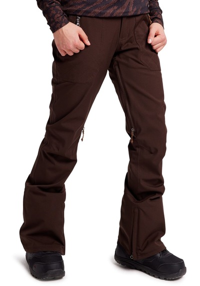 Burton Vida 2L Su Geçirmez Kayak/Snowboard Kar Pantolonu Kahverengi