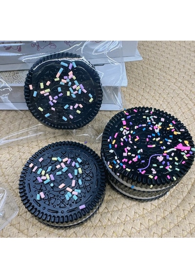 Oreo Squishy Dev Boy Yumuşak Jel Oreo Sukuşi Büyük Boy Taba Kedi Patisi Yeni Tarz Skuşi Çok Renkli