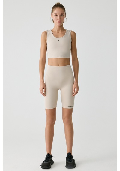 Urban Beat Nayla Kadın Tank Top Sportswear Taş Rengi Büstiyer Taş