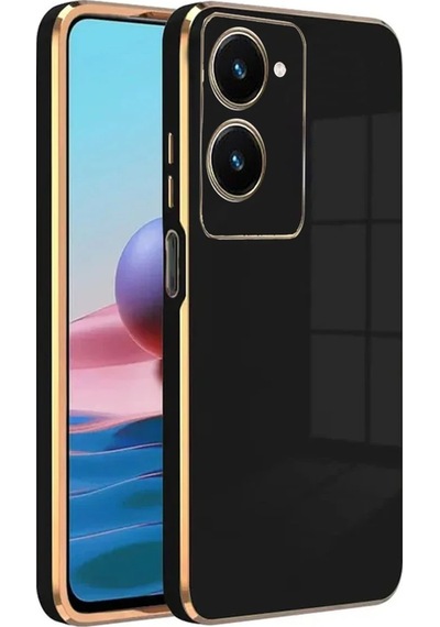 Cosmotex Newface Vivo Y18 Kılıf Volet Silikon - Siyah