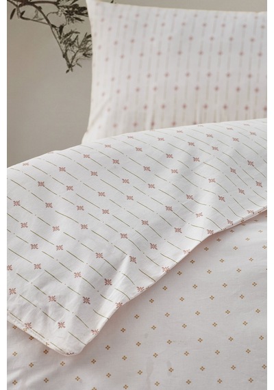 Doqu Home Boho Chic Spring Easy Cot-nevresim Takımı-tek-ravel Krem