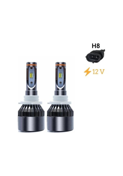 Space Space Led Far Ampulü Çift Renk Sarı/beyaz H8-36w-4800lm-12v / Laam495-1 O A02735