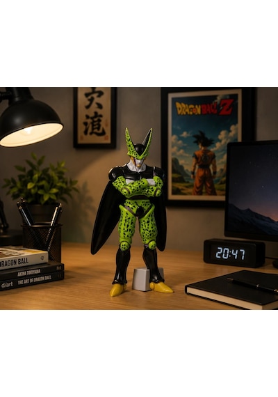 Dragon Ball Z Cell Figür Biblo 32 Cm Koleksiyonluk Anime Dekor