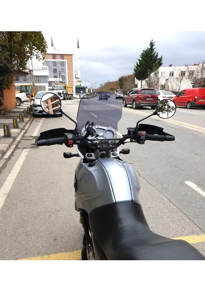 Motocam Bmw F 650 Gs Ön Cam 2004-2007 Model 45cm Füme Renkli 4mm