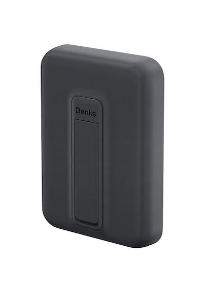 Magsafe Powerbank Benks Mp09 Magnetik Standlı İnce Tasarımlı Powerbank 6000mah 5w Siyah