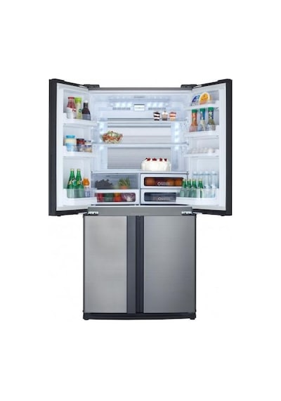 Sharp SJ-EX820F2-SL 4 Kapılı 605 LT No-Frost Gardırop Tipi Buzdolabı