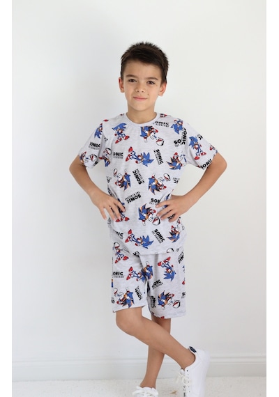 Harika Kids Erkek Çocuk Dinazor Desen Kaprili Basic Takım Takım 001
