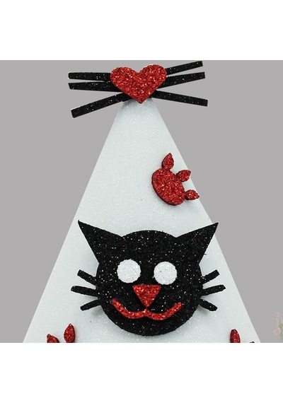 Süsle Bebek Ve Parti Kedi Doğum Günü Şapkası