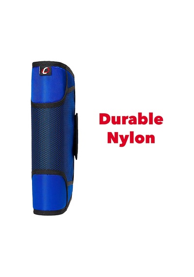 Case-it The Open Tab Velcro Açılış Bağlayıcı - 5 İnç O-halkalar - 5 Renkli Sekme Genişleyen Dosya Klasörü - Çoklu Cepler - 400 Yaprak Kapasitesi - Mavi S-826-a