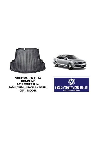 Volkswagen Jetta Trendline 2011 Tam Uyumlu Bagaj Havuzu Cepli