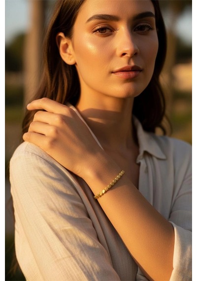 Altın Hediyelik Pullu Model Bilezik 08188574