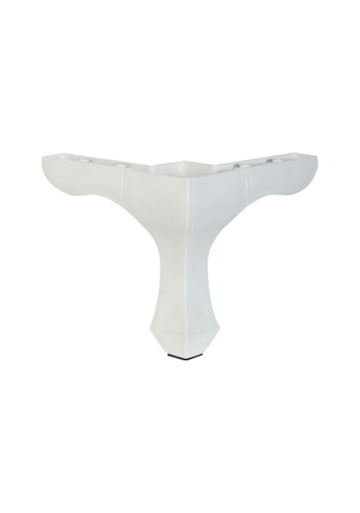 Gülormanürünleri Lükens Baza Ayağı Beyaz 10Cm 4 Adet