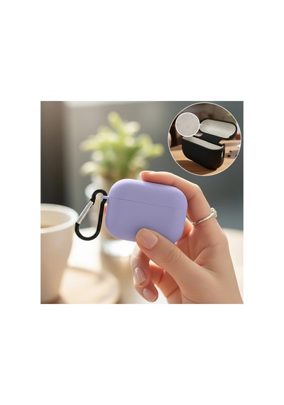 Apple Airpods Pro 2.nesil Kılıf Askı Aparatlı Lansman Lila