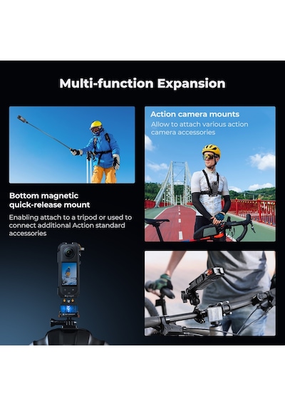 K&f Concept Insta360 X5 Için Alüminyum Kafes