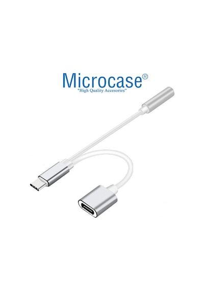 Microcase Type-C 2In1 Şarj Kulaklık Dönüştürücü Al2361