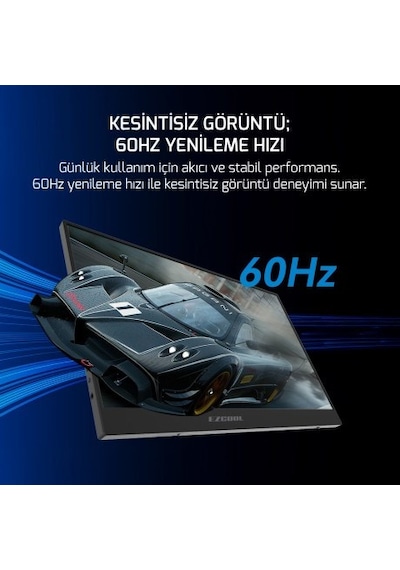 Ezcool Lite E15 15.6" 4 MS 60 Hz 15,6" Full HD Taşınabilir Monitör