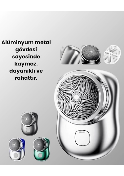 Tüm Vücut Bölgelerinde Kullanılabilen Küçük Boy Tıraş Cihazı