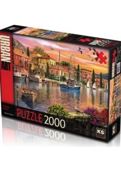 Puzzle 2000 Parça Harbour Sunset