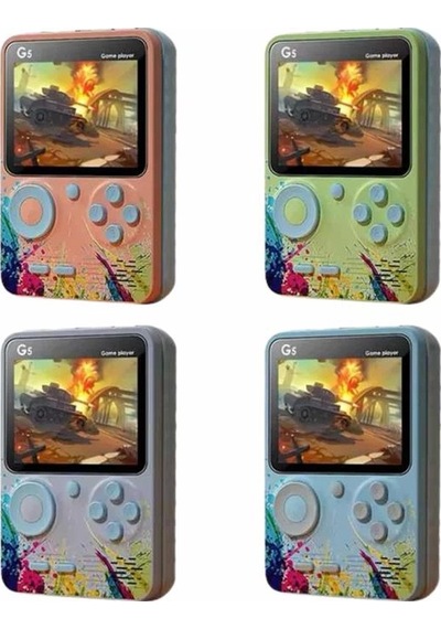Game Box Mini 500 Adet Retro Oyun Taşınabilir Oyun Konsolu