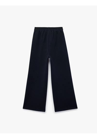 Koton Beli Lastikli Basic Eşofman Altı Lacivert 7wkg40123ak