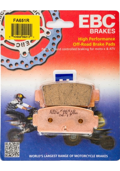 EBC FREN BALATASI YARI SİNTER FA651R CF MOTO U-FORCE1000 ATV SINT