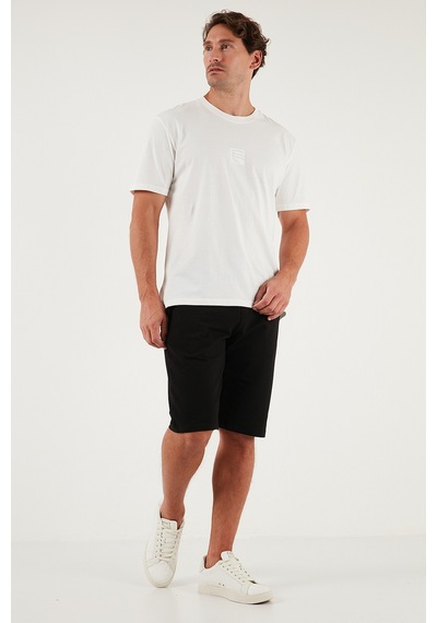 Buratti Pamuklu Regular Fit Normal Bel Belden Bağlamalı Erkek Short 5908021 Siyah