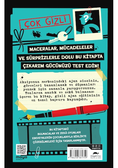 Çok Gizli Ajan Bulmaca Kitabı
